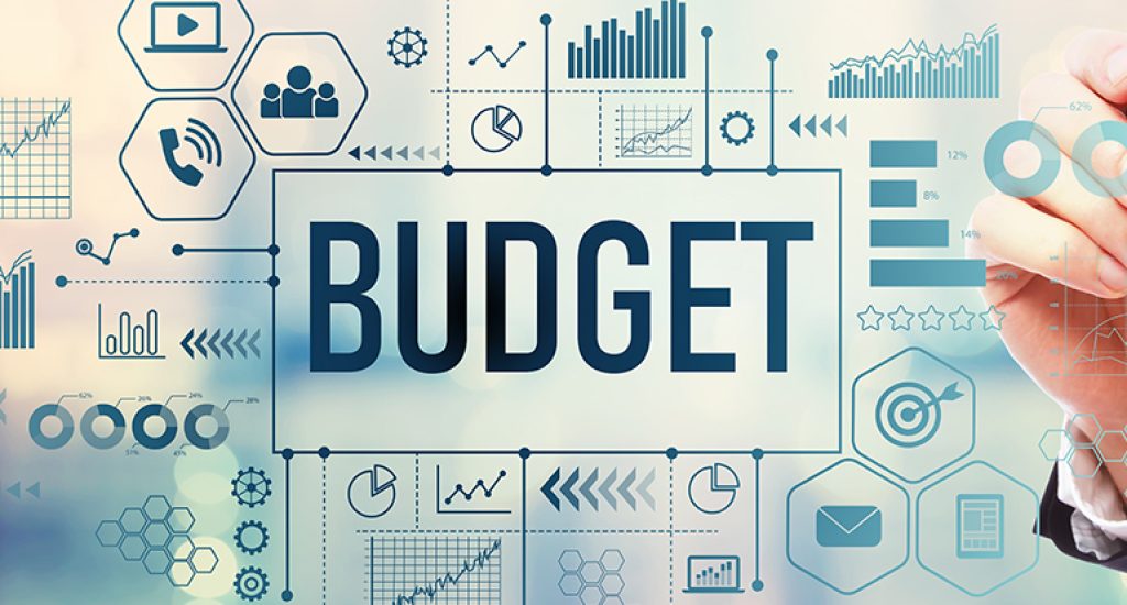 Budget with businessman